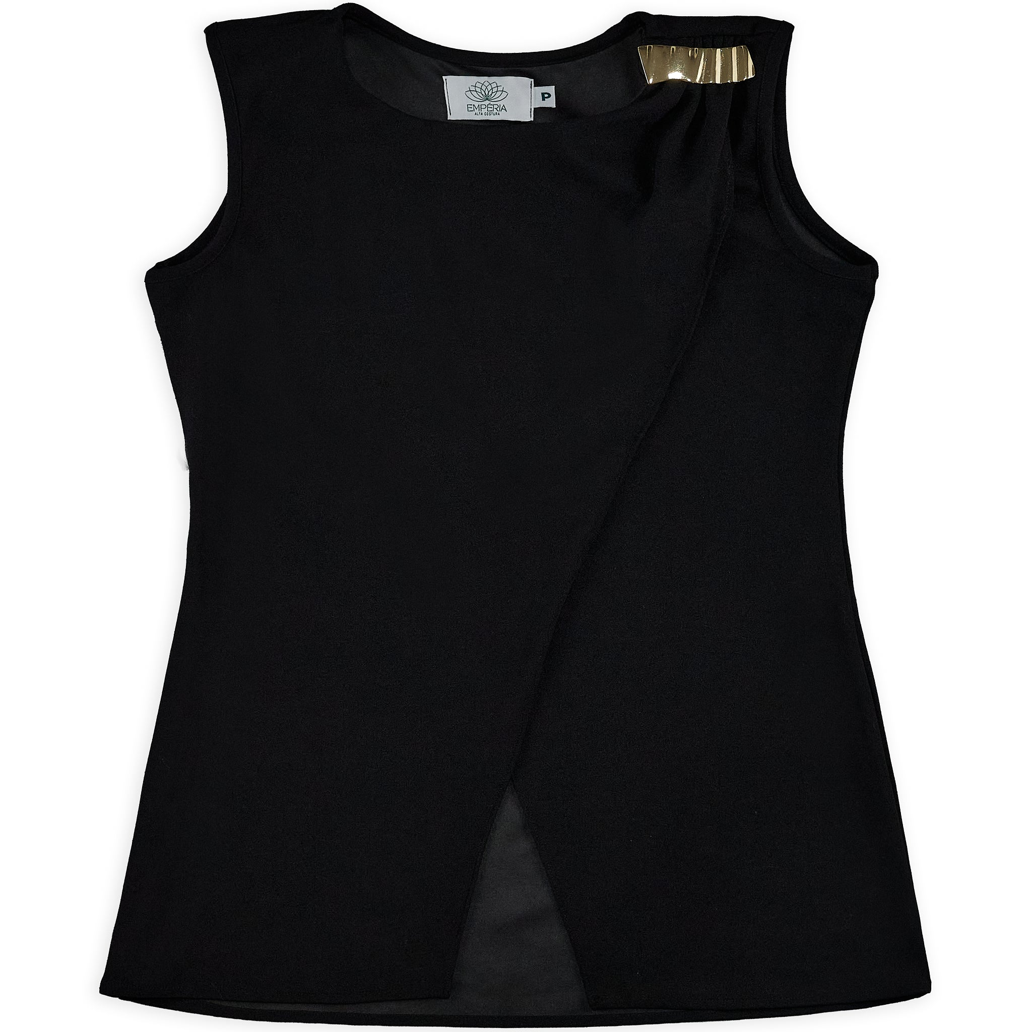 Blusa de Sobreposição em Malha