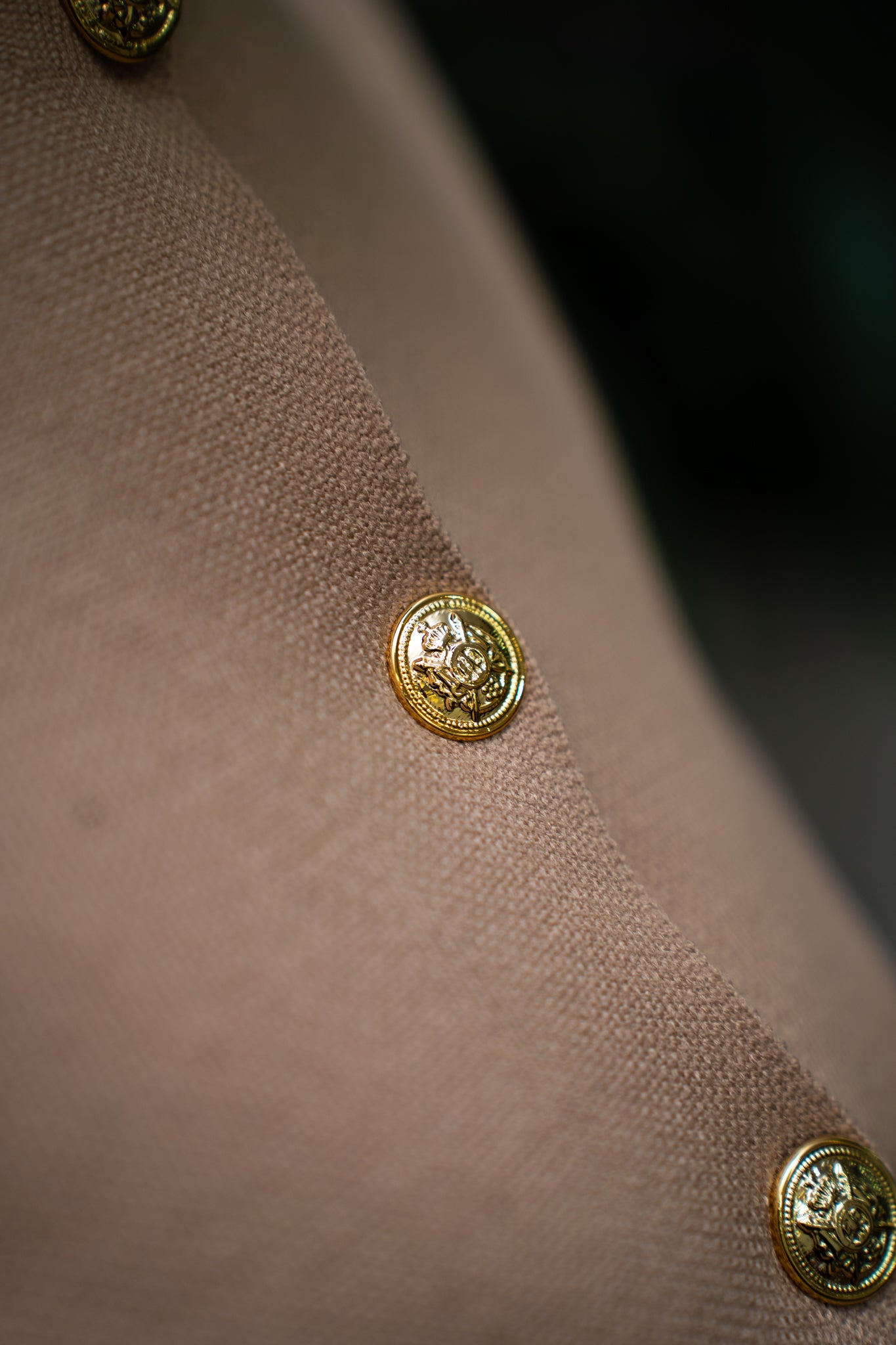 Casaqueto em Tricot Bege