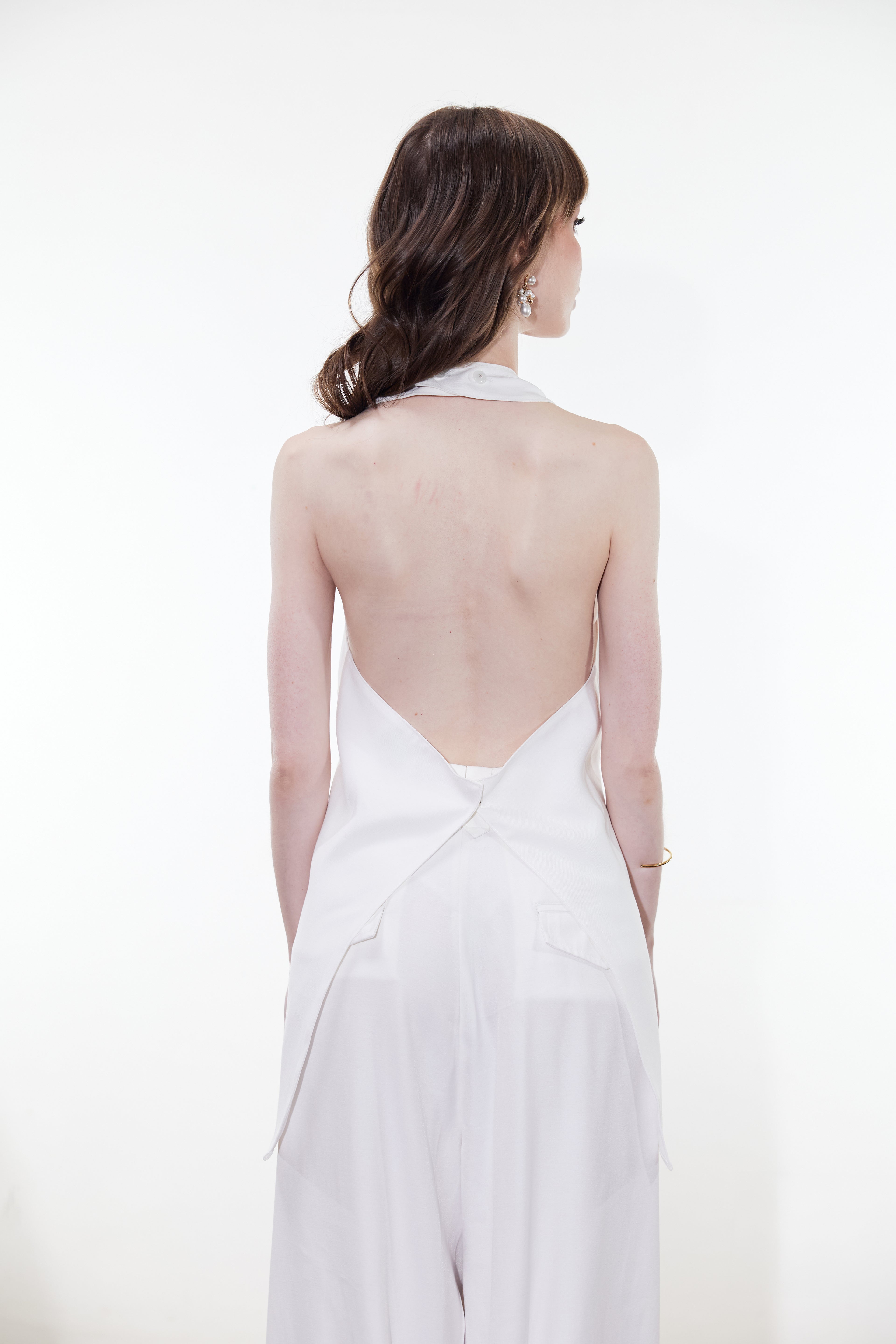 Halter Top Off White