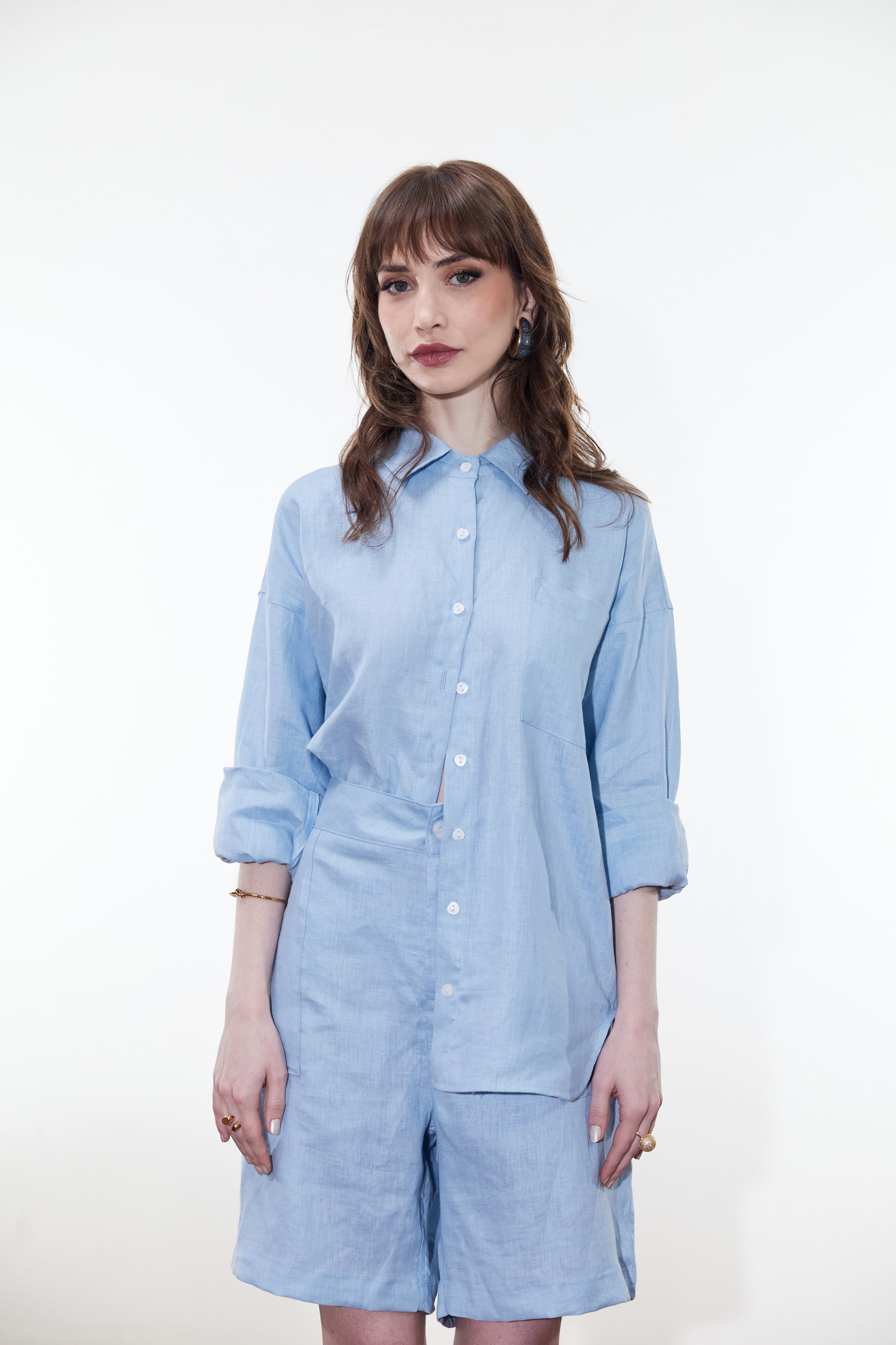 Camisa Oversized 100% Linho